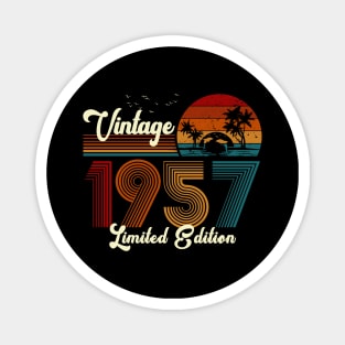 Vintage 1957 Shirt Limited Edition 63rd Birthday Gift Magnet